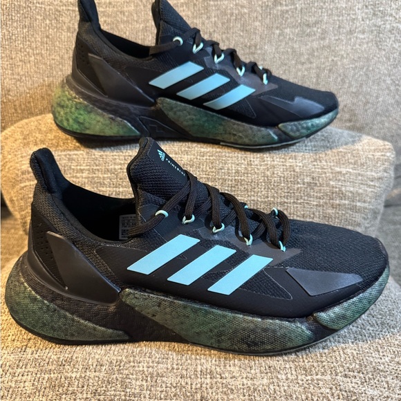 adidas Other - Adidas X9000L4 Men's Black /Blue/Green Shoes Size 10